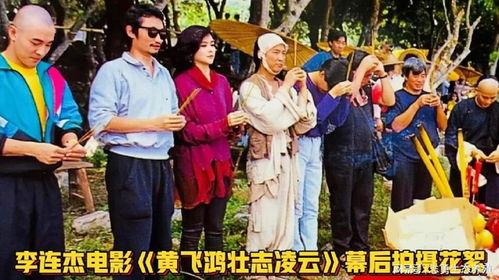 李连杰黄飞鸿花絮,武术传奇背后的拼搏与汗水